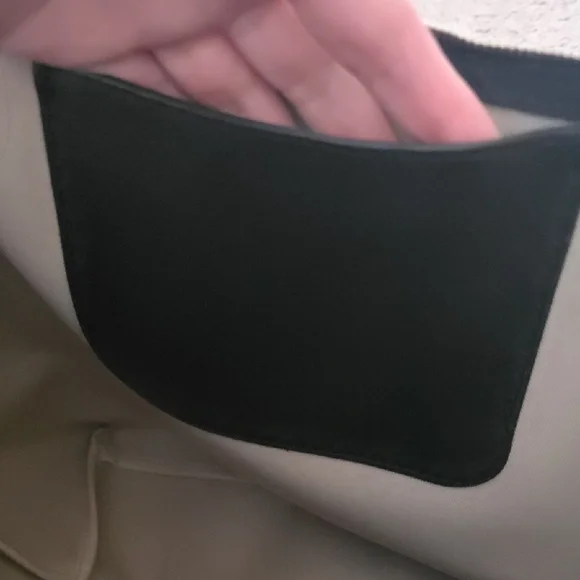 NWOT Longchamp le pliage city zip up tote bag large BLACK Coated Canvas - Picture 12 of 13